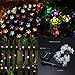 Neretva Solar String Lights,50 LED Fairy Blossom Flower Garden Lights for Christmas Party Wedding Home Patio Lawn Garden Decorative Lights (Multicolor)