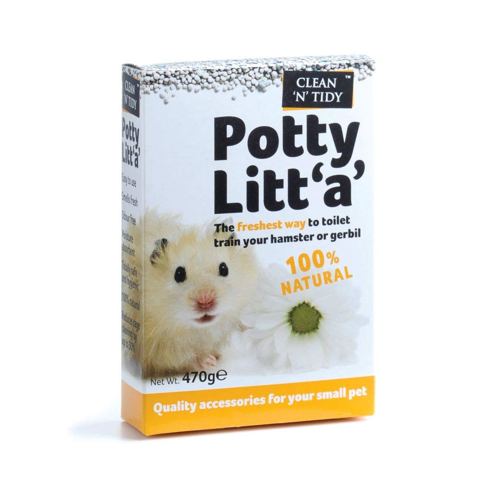 S & G Potty Litt'a' Hamster Litter Pet Cage Toilet 470g