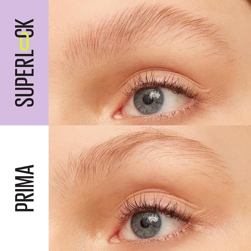 New York Super Lock Brow Glue, Gel Sopracciglia Trasparente Fissante 24h, 7ml