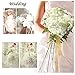 Nnty Gluck 12pcs Artificial Flowers Gypsophila Baby's Breath Bouquet Silk Baby Breath Flowers for Home Wedding Party Decorations Pretty Flowers