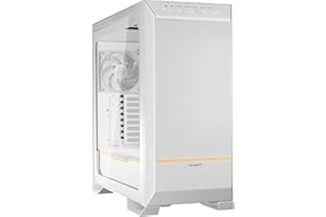 be quiet! Dark Base Pro 901 White PC case, Maximum Airflow, 3X Silent Wings 4 PWM Fans, virtually inaudible Operation, Flexib