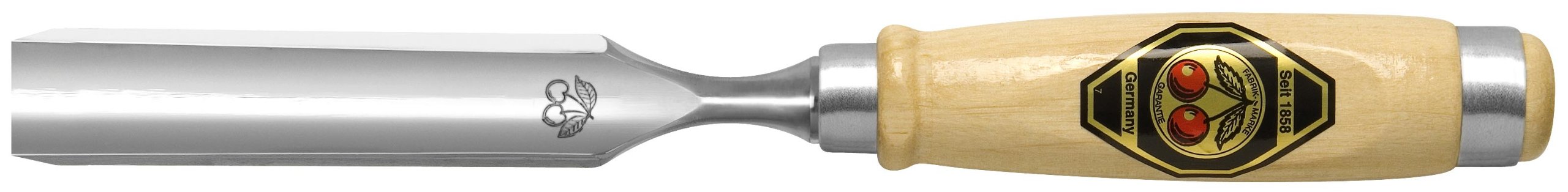 Kirschen 1431020 20 mm Number 1431 Firmer Gouge with Hornbeam Handle - Multi-Colour