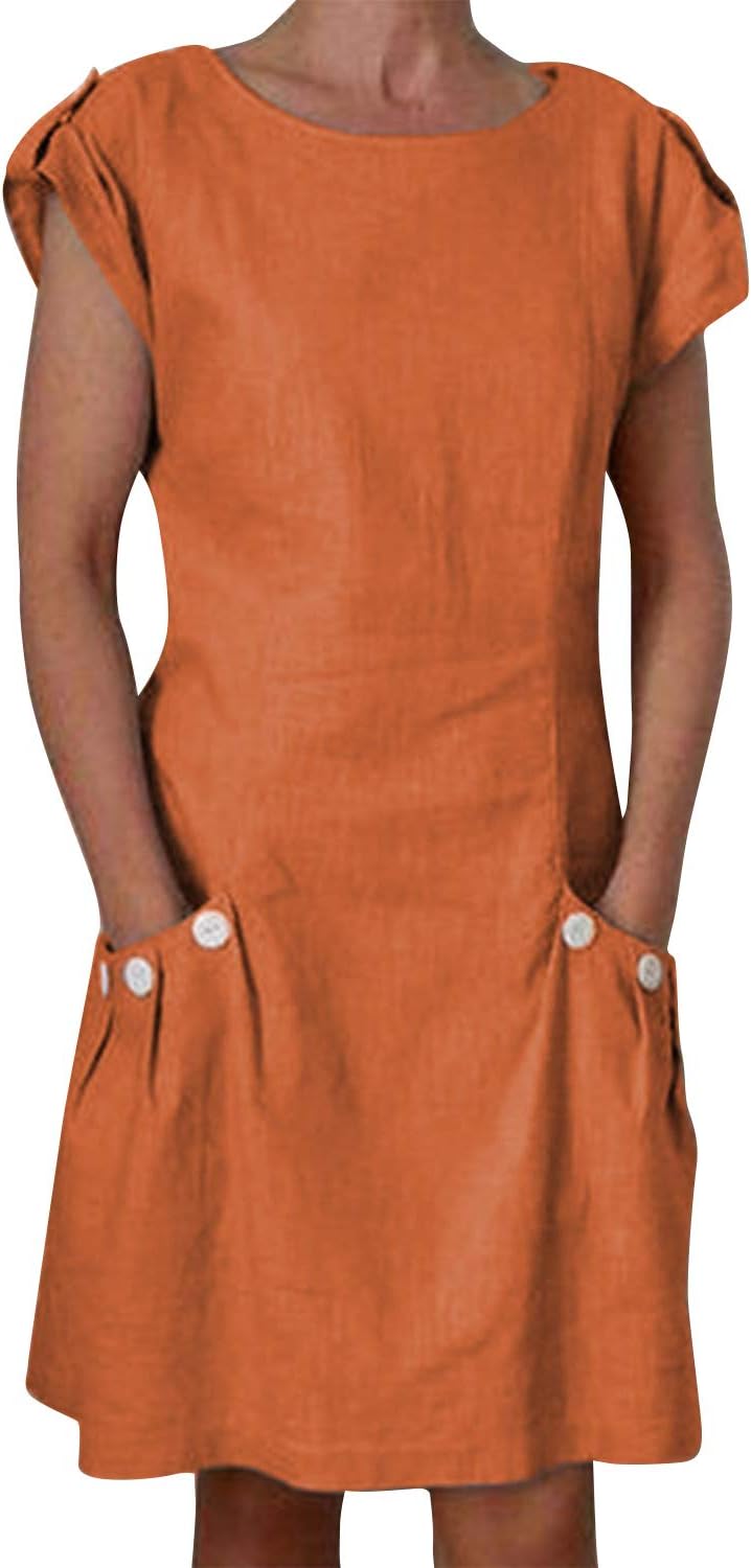 Women's Beach Dresses Sleeveless W/ Beautiful Details Summer Dress