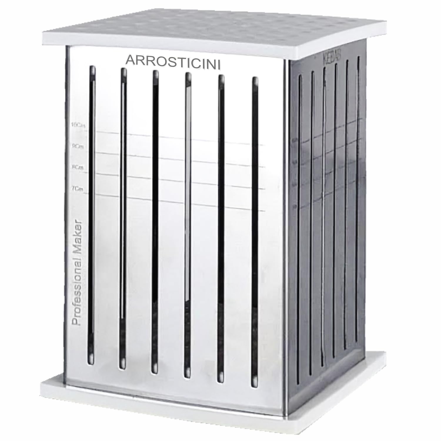 Kebab Skewer Cube Kit – 49 PCS Stainless Steel – Arrosticini, Souvlaki, Kebab Maker – Easy to Clean and Dismantle