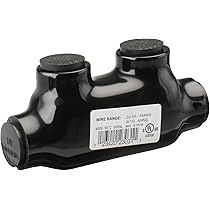 Wengart Black Insulated Splice Connector,2-14 Gauge Aluminum To Copper Wire