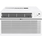 LG 8,000 Window Air Conditioner, 115V, 350 Sq.Ft. (14' x 25' Room Size), Quiet Operation, Electronic Control with Remote, 3 C
