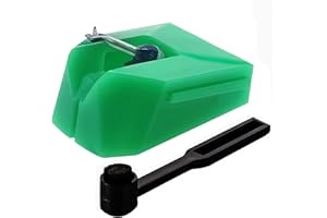 TELIGREAT AT-VMN95E Record Player Needles Compatible with Audio-Technica AT-LP120X, Diamond Record Player Needles Replacement for VM95 Series Turntable Cartridges