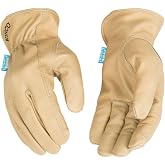 Kinco, 398P, Hydroflector Unlined Cowhide Leather Work Gloves