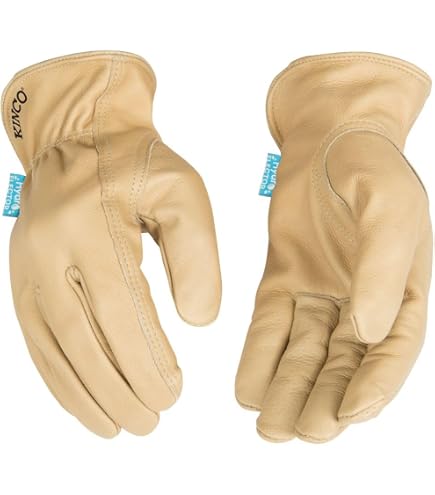 KINCO 1927-XXL Men's Lined Grain Pigskin Gloves, Heat Keep Lining