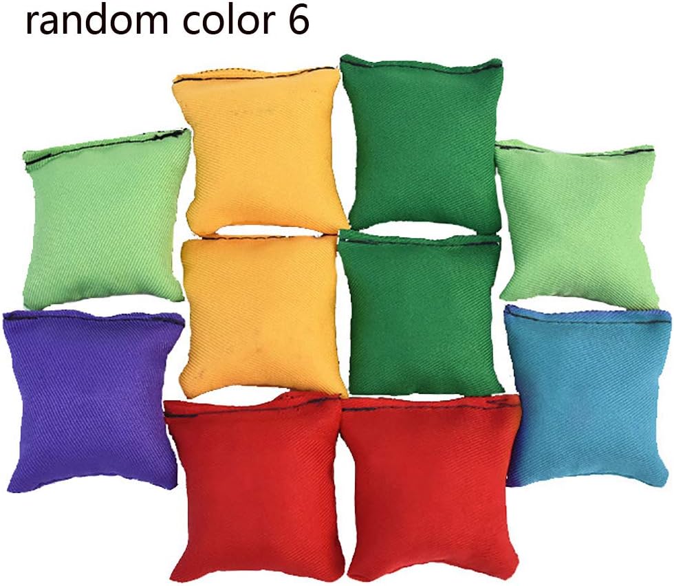 Joyibay 6PCS Cornhole Bag Creative Double-layer Toss Bag Toss Bean Bag for Kids Adults