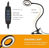 PIKOY Magnifying Glass with Light 10X, 48 LED, 3 Modes, USB Stand Lamp view 9