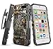 NageBee for iPod Touch 7 Case, iPod 6/5 Case w/ [HD Screen Protector] Belt Clip Holster Heavy Duty Armor Shockproof Kickstand Combo Rugged Case for Apple iPod Touch 5th / 6th / 7th Generation -Camo