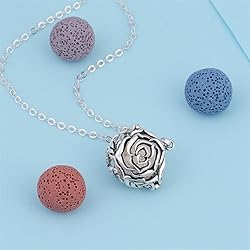 INFUSEU Essential Oil Diffuser Necklace for Women