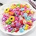 Honbay 100 Gram (Approx 70-75pcs) Assorted Cartoon Animal Flower Resin Flatback Charms Hair Clip Hairpin DIY Craft Jewelry Decoration Pieces