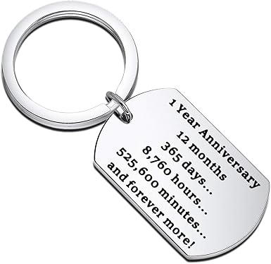 anniversary keyring for him