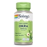 SOLARAY Okra Fruit 1600 mg - High Fiber Supplement