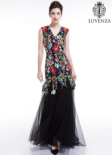 black maxi evening skirt