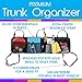 Tidy Ridey Trunk and Backseat Organizer, Car SUV Storage -Large Heavy Duty Pockets- Adjustable Headrest Straps, Space Saving & Convenient Storage-Easy Hanging On Back of Seat