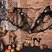 Anear Halloween Spider Webs Stretchable Cobwebs with 20 Fake Spider For Halloween Indoor & Outdoor Decorations (200 Sq') …