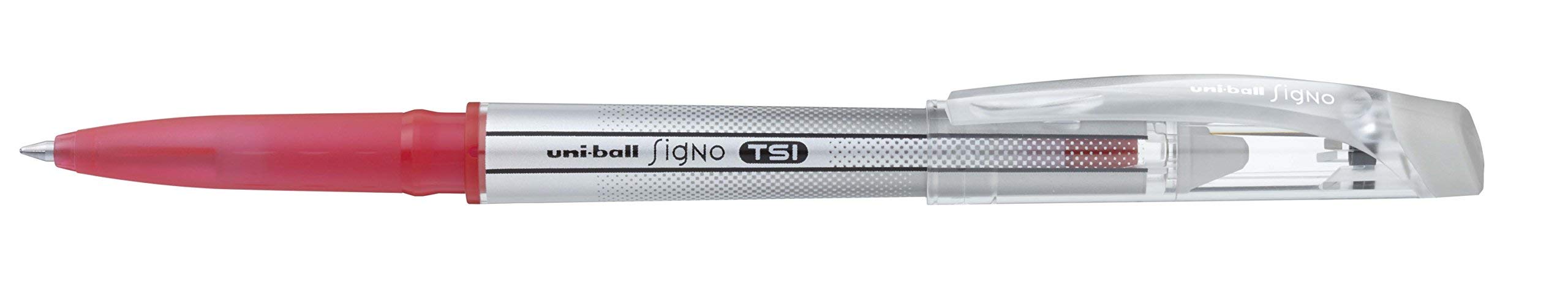 uni-ball TSI Erasable UF-220 Erasable Ink Rollerball Pen - Red, Pack of 12