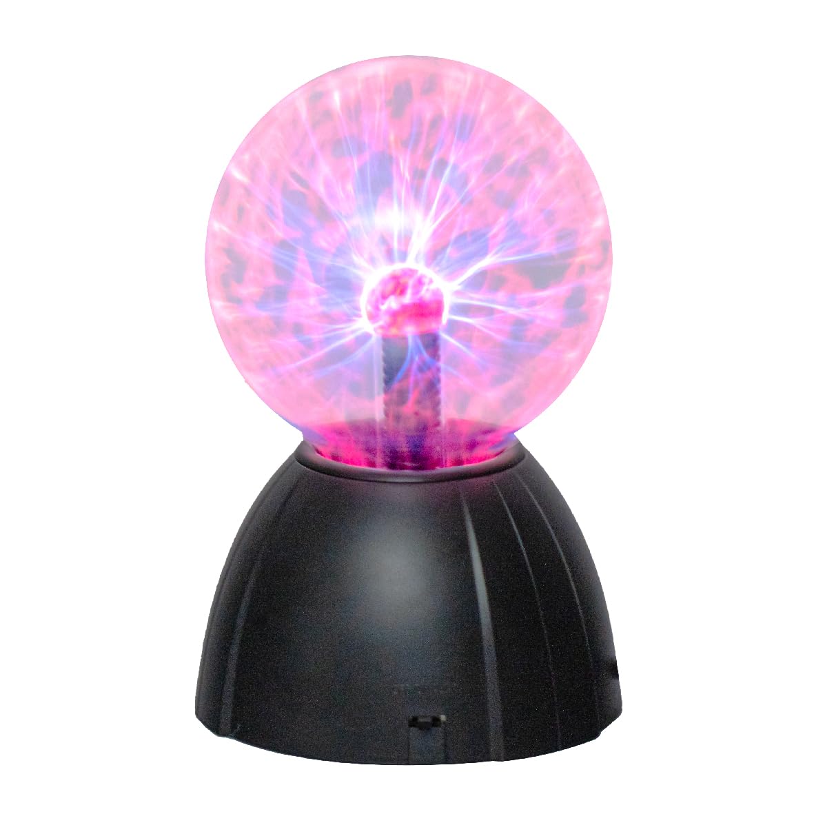 Global Gizmos 48929 5 Inch Mega Plasma Ball/Touch & Sound Activated/Multi-Coloured Lightning Display/Orb Night Light/USB Powered