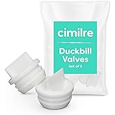 Cimilre Duckbill Valves for Breast Pumps, Set of 2 | Compatible with Cimilre pumps, replacement pump parts, BPA, BPS, Phthalate-free silicone, easy installation