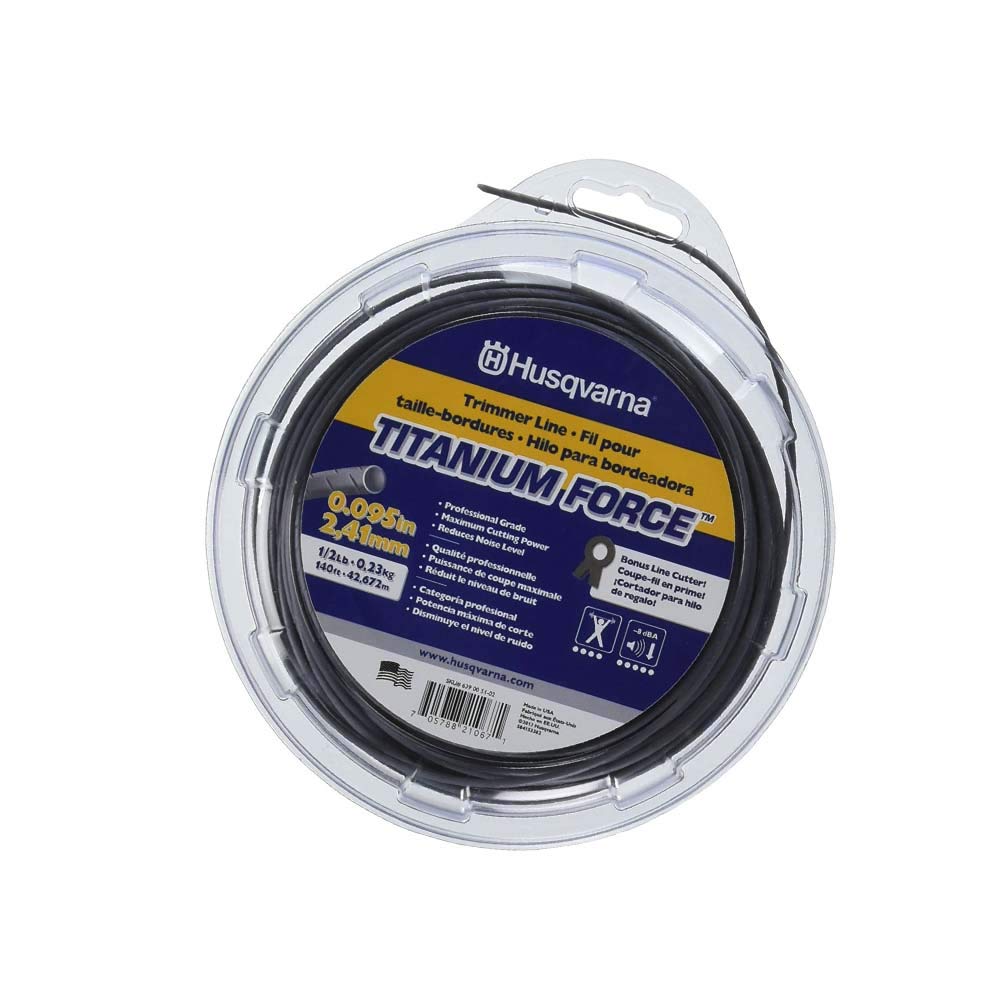 husqvarna titanium force string trimmer lines 0.095