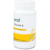 Klaire Labs SFI Health Vitamin K2, 60 Capsules | 50 Micrograms as Menaquinone-7 MK-7, No Soy, Gluten or Dairy