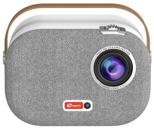 Tanggula Y1 Portable LED Projector 2024 UPDATE | TV Box 2 in 1 | Real 1080P Full HD | Android 9.0 | 2GB+32GB Dual Band WiFi 2.4Ghz/5Ghz