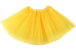 FEPDIU Women Tutu Skirt 5 Layers Tulle Girl Teens Fluffy Tutu Ballet Skirt Short Tulle Skirt Tutu for Women Adults Rave Costume