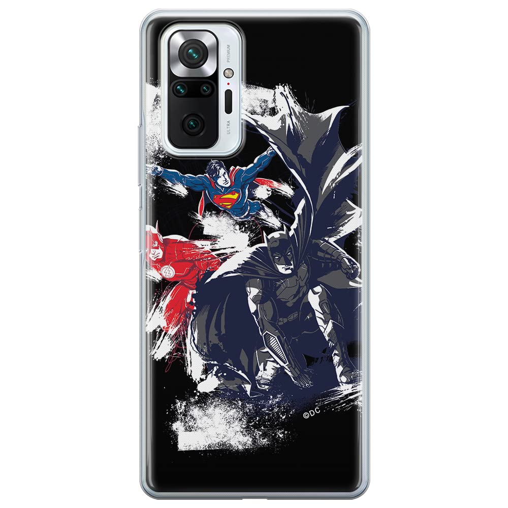 ERT GROUP mobile phone case for Xiaomi REDMI NOTE 10 PRO original and officially Licensed DC pattern Justice League 002 optimally adapted to the shape of the mobile phone, case made of TPU