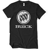 Buick Officially Licensed Distressed Logo Mens T-Shirt
