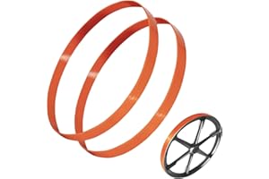 for Delta Rockwell Craftsman 14" Band Saw Tire, 2 pcs Polyurethane Band Saw Tires 905145 3AD92501 (14 inch x 1 inch x 1/8 inc