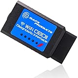 BAFX Products Wireless WiFi (OBDII) OBD2 Scanner & Reader - for iOS / iPhone & Android Devices
