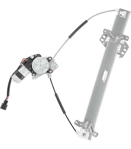 Power Window Regulator With Motor - Front Driver Side For 2003-2007 Honda Accord Sedan (4-Door), Left
