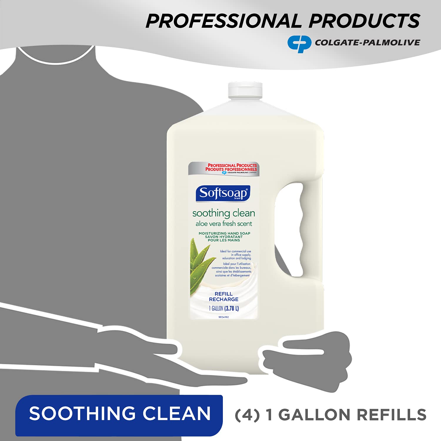 Softsoap - 201900 SOFTSOAP Liquid Hand Soap Refill, Soothing Aloe Vera, 1 Gallon (case of 4): Industrial & Scientific