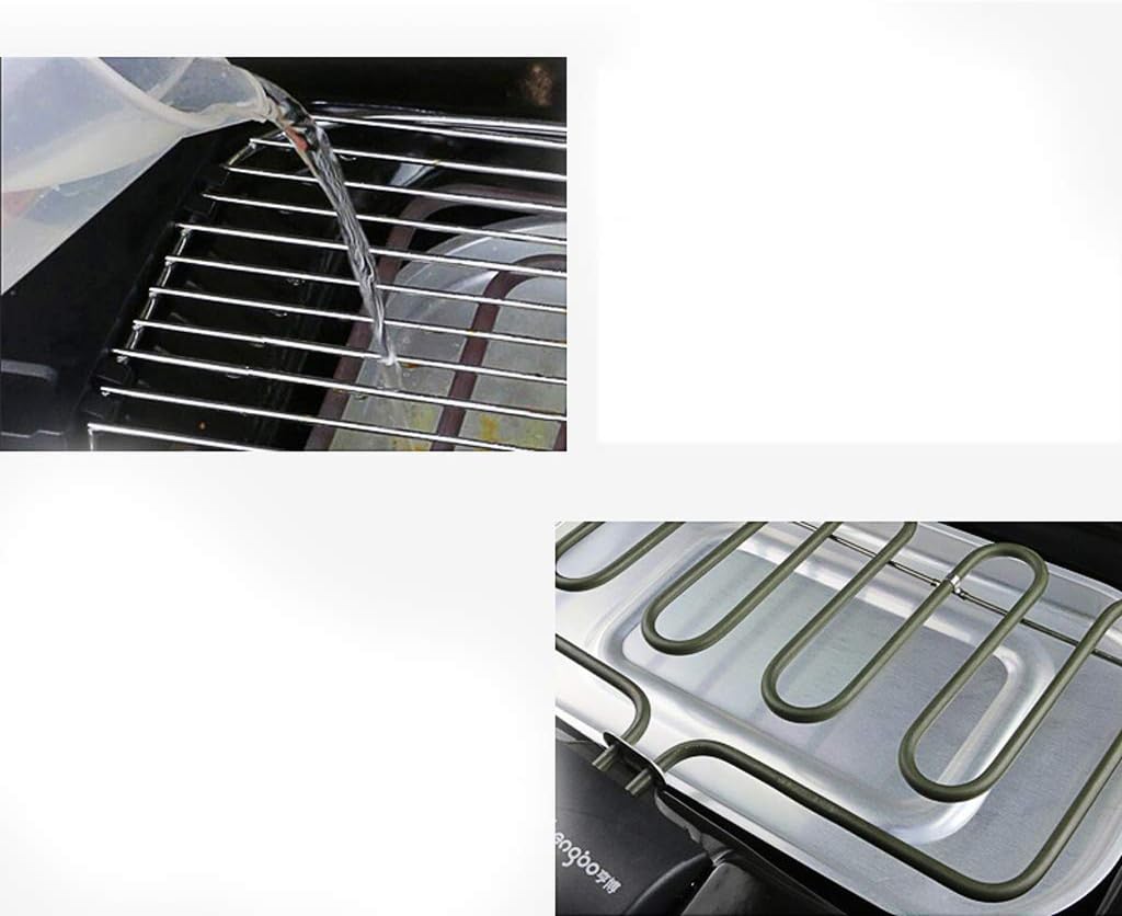 review zaizai Electric Smokeless Portable BBQ 2000W High Power,Can Be Fried Or Roasted,The Grill is Highly Spoken,Split Design Indoor Barbecue Grill