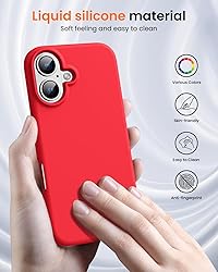 OuXul Designed for iPhone 16 Case,Shockproof Liquid