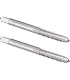 Burkit 2-Piece M6 X 1.5 Right-Hand Straight Flute Tap Set – HSS 6542 Steel, Perfect For Through-Holes In Copper, Brass, Aluminum, Cast Iron & More