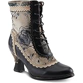 Spring Step L'Artiste Bewitch-Prit Boots | Elegant Hand-Painted Leather Ankle Booties