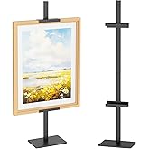 Kawaiita Adjustable Tabletop Picture Frame Stand, Holds Frames Up to 29" Tall, Metal Display Holder Stand for Picture Frames, Sturdy Tabletop Easel for Home, Office, Galler