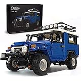 Nifeliz Off-Road Pickup J40 Land Cruiser MOC Technique Building Blocks and Engineering Toy, Adult Collectible Model Cars Kits