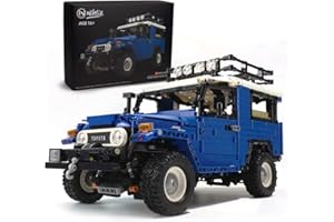 Nifeliz Off-Road Pickup J40 Land Cruiser MOC Technique Building Blocks and Engineering Toy, Adult Collectible Model Cars Kits to Build, 1:12 Scale Truck Model (2101 Pieces)