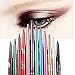 OR Pure 12 Colors Eyeliner Waterproof Lip Liner Eye Shadows Eyebrow Pen Non-staining Automatic Rotation Cosmetic Pencil Coloring Set Makeup Kit (12Color)