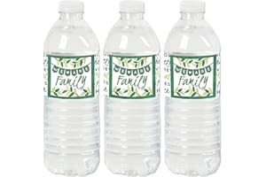 Big Dot of Happiness Family Tree Reunion - Family Gathering Party Water Bottle Sticker Labels - Set of 20