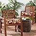 Greendale Home Fashions 20-inch Outdoor Chair Cushion (set of 2), Roma Floral