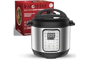 Instant Pot Duo Plus 9-in-1 Multicooker, Pressure Cooker, Slow Cook, Rice Maker, Steamer, Sauté, Yogurt, Warmer & Sterilizer,