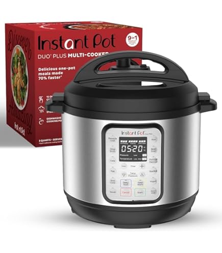 Amazon.com: Instant Pot Nova Plus 6 Qt 9-in-1 Multi-Use Pressure