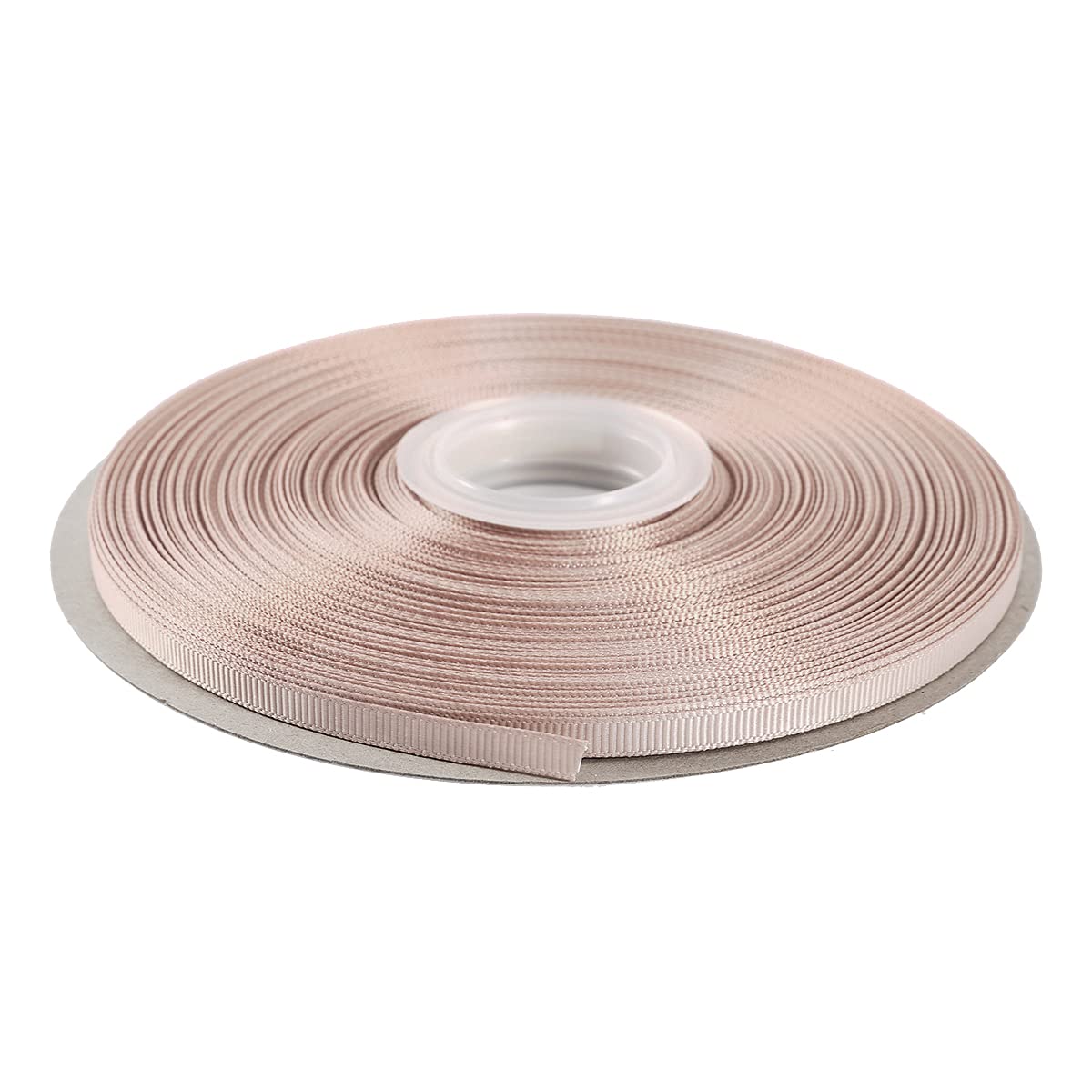 ITIsparkle 6mm Grosgrain Ribbon 45 Meters-Roll Set for Gift Wrapping Scrap Books Party Favor Hair Braids Baby Shower Decoration Cake Decoration Floral Arrangement Craft Supplies, Vanilla Ribbon โ image 1