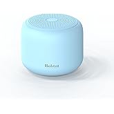 Bobtot Portable Bluetooth Speakers with Strap Easy to Carry, Wireless IPX5 Waterproof Mini Speaker with Loud Stereo Sound, 20 Hours Playtime, Rechargeable Battery, Built-in Microphone, Blue